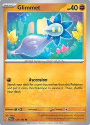 Glimmet 124/193  - Reverse Holofoil SV02 Paldea Evolved - Common