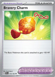 Bravery Charm 173/193  - Reverse Holofoil SV02 Paldea Evolved - Uncommon