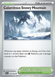 Calamitous Snowy Mountain 174/193  SV02 Paldea Evolved - Uncommon