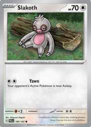 Slakoth 160/193  SV02 Paldea Evolved - Common