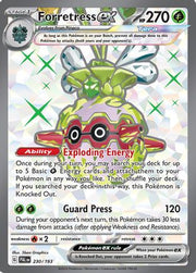 Forretress ex 230/193  - Holofoil SV02 Paldea Evolved - Ultra Rare