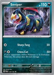 Seviper 137/193  SV02 Paldea Evolved - Uncommon