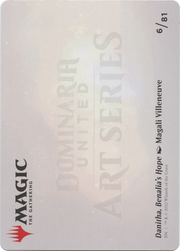 Danitha, Benalia's Hope // Danitha, Benalia's Hope (ADMU-006) - Dominaria United Art Series (Borderless) Foil