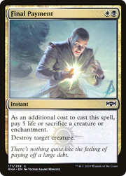 Final Payment (RNA-171) - Ravnica Allegiance