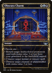 Obscura Charm (SNC-323) - Streets of New Capenna: (Showcase) Foil