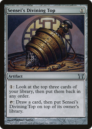 Sensei's Divining Top (CHK-268) - Champions of Kamigawa Foil
