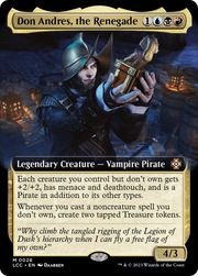Don Andres, the Renegade (LCC-028) - The Lost Caverns of Ixalan Commander: (Extended Art)