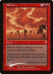 Inferno (7ED-198★) - Seventh Edition Foil