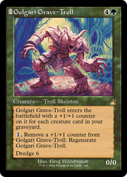 Golgari Grave-Troll (RVR-348) - Ravnica Remastered: (tombstone)