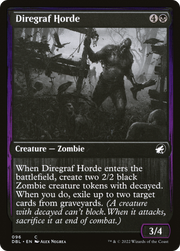 Diregraf Horde (DBL-096) - Innistrad: Double Feature Foil