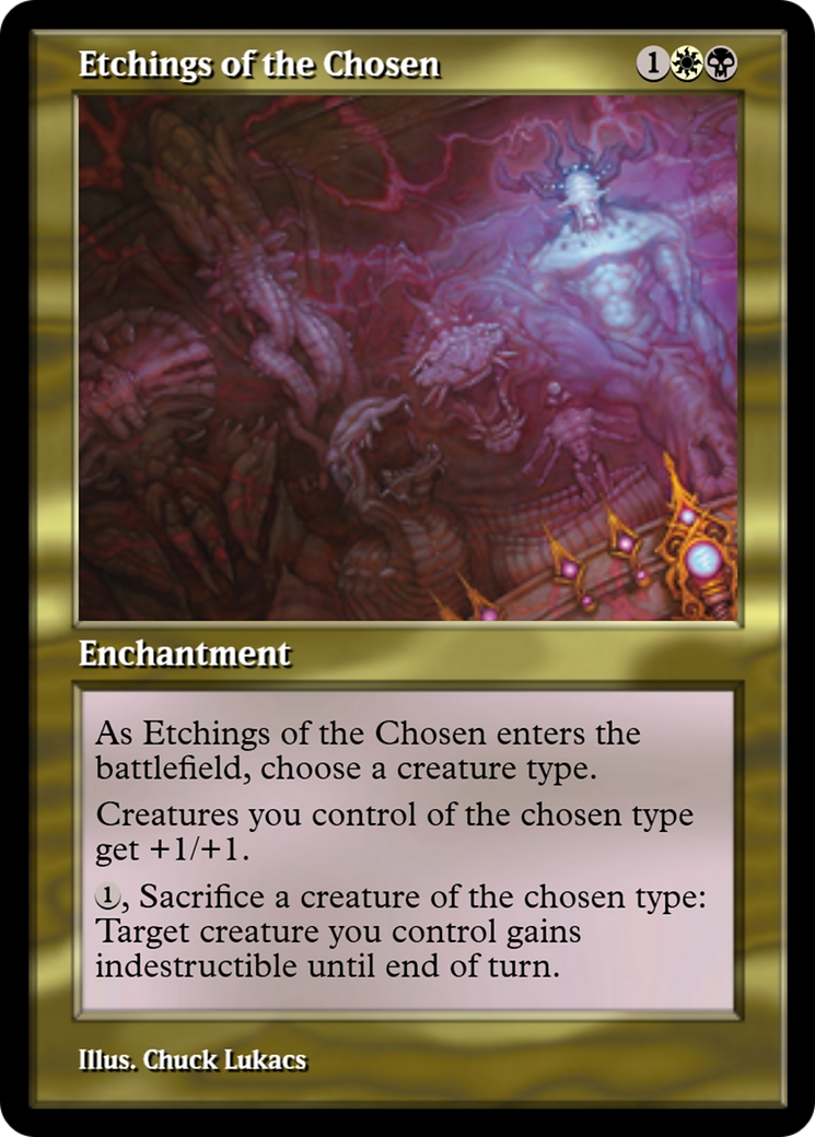 Etchings of the Chosen (PRM-91359) - Magic Online Promos