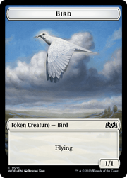 Bird (TWOE-001) - Wilds of Eldraine Tokens Foil