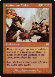 Gratuitous Violence (ONS-212) - Onslaught Foil