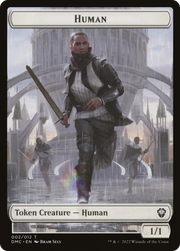 Human (TDMC-002) - Dominaria United Commander Tokens Foil