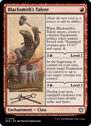Blacksmith's Talent (BLB-125) - Bloomburrow Foil