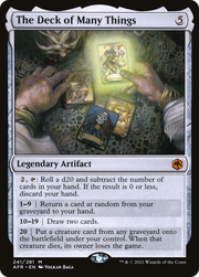 The Deck of Many Things (PPAFR-241) - Adventures in the Forgotten Realms Promos