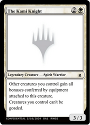 The Kami Knight (UNK-RW02C) - Unknown Event