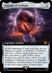 Palantír of Orthanc (LTR-381) - The Lord of the Rings: Tales of Middle-earth: (Extended Art) Foil