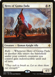 Hero of Goma Fada (BFZ-031) - Battle for Zendikar Foil
