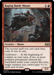 Raging Battle Mouse (WOE-143) - Wilds of Eldraine