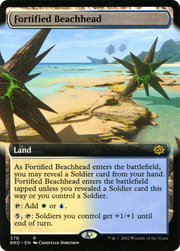 Fortified Beachhead (BRO-370) - The Brothers' War: (Extended Art) Foil