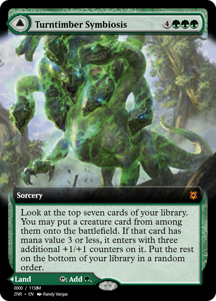 Turntimber Symbiosis // Turntimber, Serpentine Wood (PRM-83868) - Magic Online Promos Foil