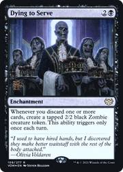 Dying to Serve (PRE-109S) - Innistrad: Crimson Vow Promos Foil