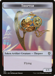 Thopter (TONC-021) - Phyrexia: All Will Be One Commander Tokens