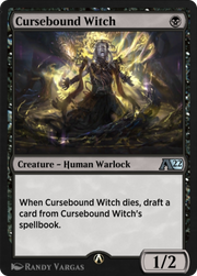 Cursebound Witch (Y22-024) - Alchemy: Innistrad