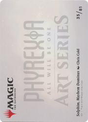 Solphim, Mayhem Dominus // Solphim, Mayhem Dominus (AONE-035) - Phyrexia: All Will Be One Art Series (Borderless)