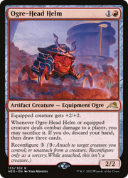 Ogre-Head Helm (PPNEO-155) - Kamigawa: Neon Dynasty Promos Foil