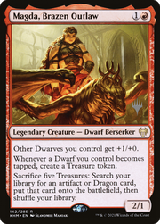 Magda, Brazen Outlaw (PPKHM-142P) - Kaldheim Promos