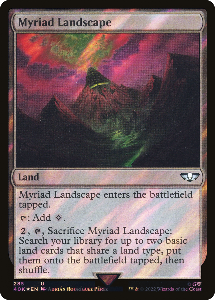 Myriad Landscape (40K-285) - Warhammer 40,000 Commander Foil