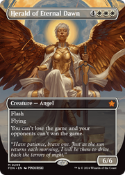 Herald of Eternal Dawn (Borderless) (FDN-299) - Foundations (Borderless)