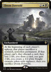 Doom Foretold (ELD-378) - Throne of Eldraine: (Extended Art) Foil