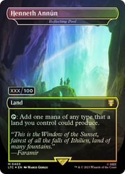 Reflecting Pool (LTC-403Z) - Tales of Middle-earth Commander / Henneth Annûn (Borderless) Foil