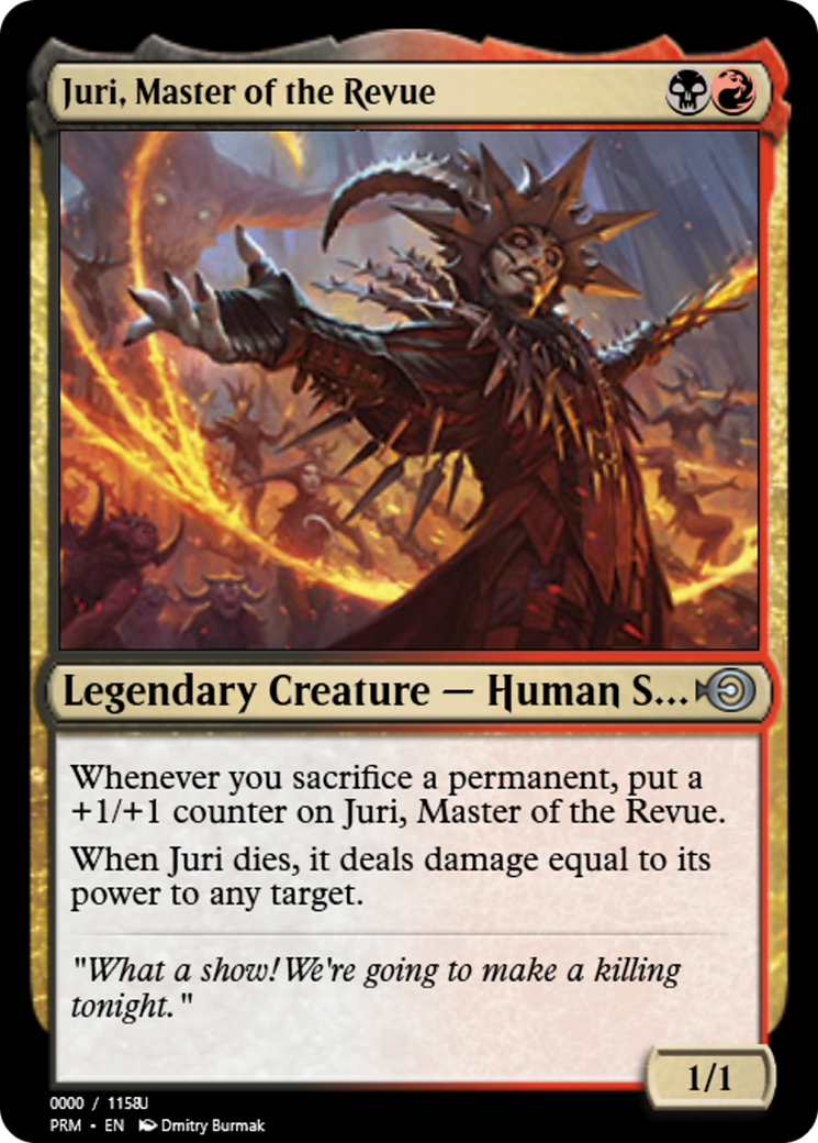 Juri, Master of the Revue (PRM-86274) - Magic Online Promos Foil