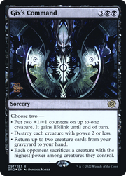 Gix's Command (PRE-97S) - The Brothers' War Promos Foil
