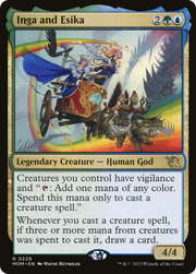 Inga and Esika (PPMOM-229P) - March of the Machine Promos Foil