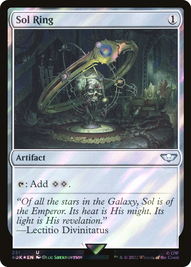 Sol Ring (40K-251) - Warhammer 40,000 Commander Foil