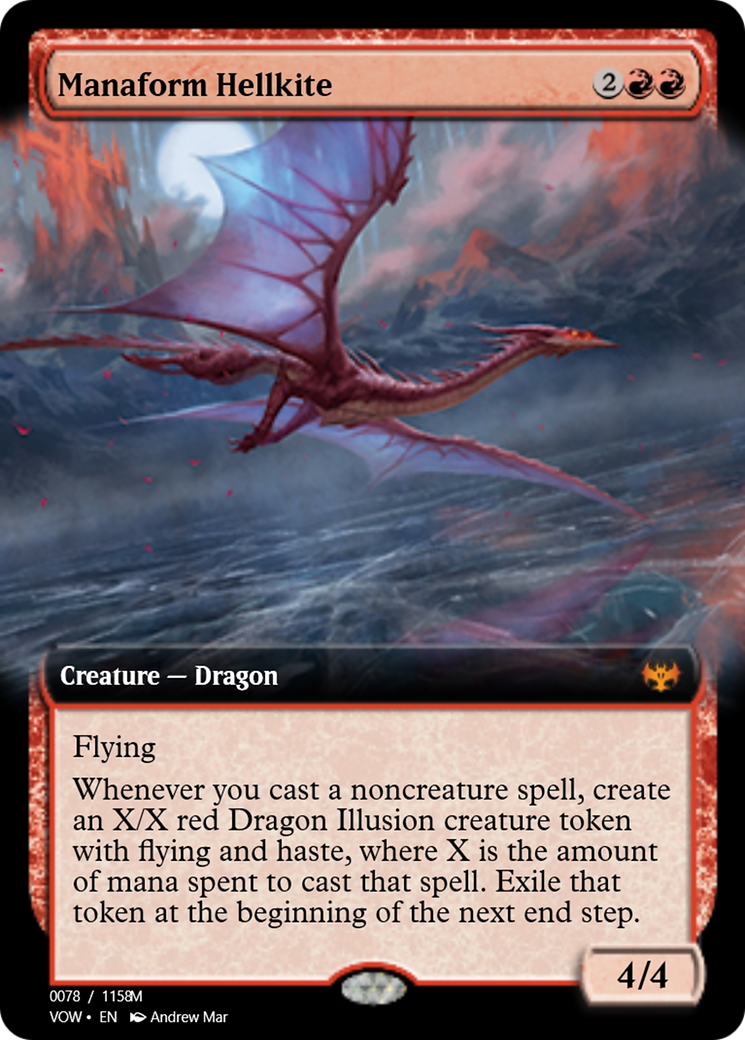 Manaform Hellkite (PRM-95395) - Magic Online Promos