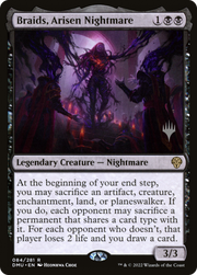 Braids, Arisen Nightmare (PPDMU-084) - Dominaria United Promos