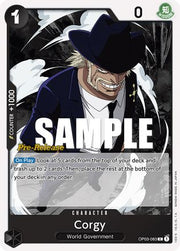 Corgy (OP03-083) - Pillars of Strength Pre-Release Cards