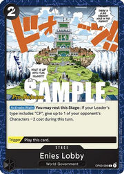 Enies Lobby (OP03-098) - Pillars of Strength Pre-Release Cards