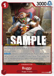 Buggy (008) (OP03-008) - Pillars of Strength Pre-Release Cards