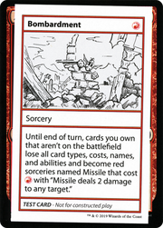 Bombardment (CMB1-053) - Mystery Booster Playtest Cards 2021