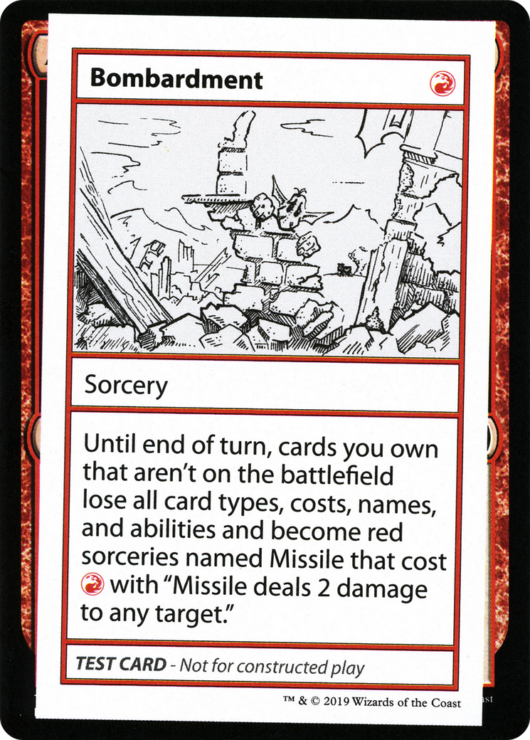 Bombardment (CMB1-053) - Mystery Booster Playtest Cards 2021
