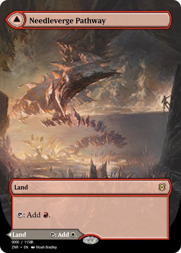 Needleverge Pathway // Pillarverge Pathway (PRM-83854) - Magic Online Promos Foil