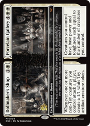 Dollmaker's Shop // Porcelain Gallery (PRE-004) - Duskmourn: House of Horror Promos Foil