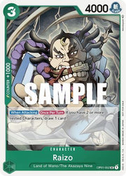 Raizo (Event Pack Vol. 2) (OP01-052) - One Piece Promotion Cards